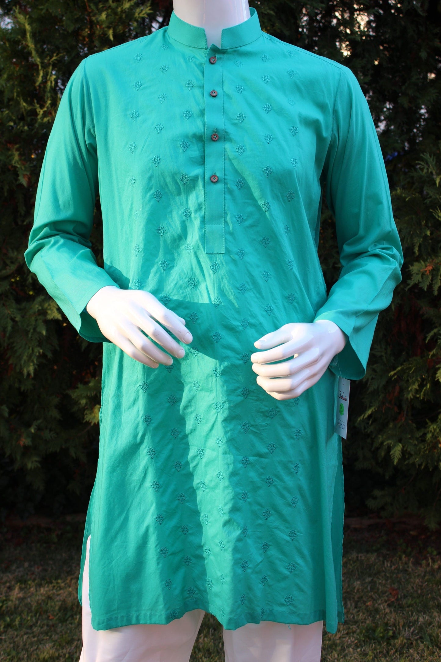 Pakistani Light Green Men Outfit