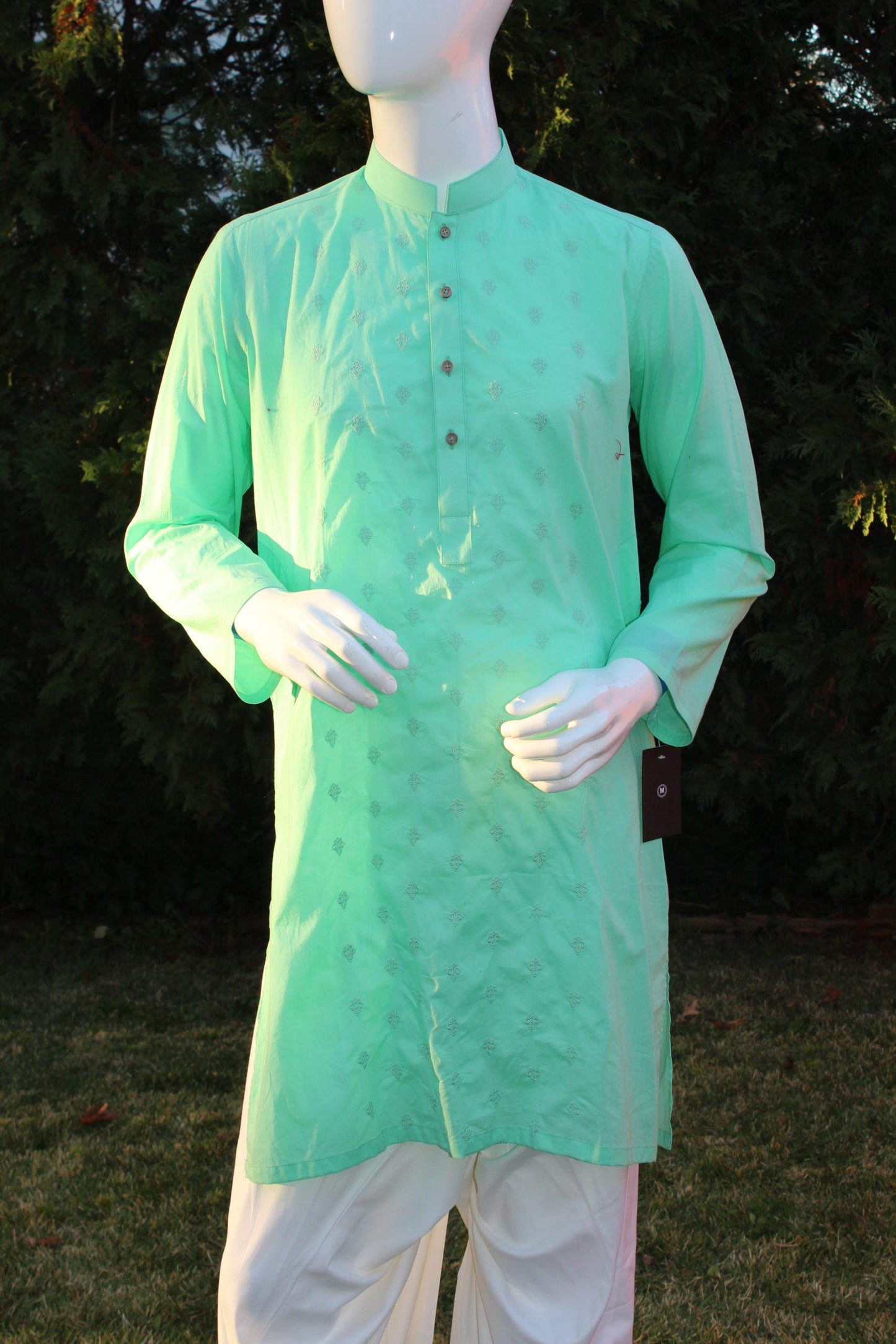 Pakistani Soft Green Men Outfit