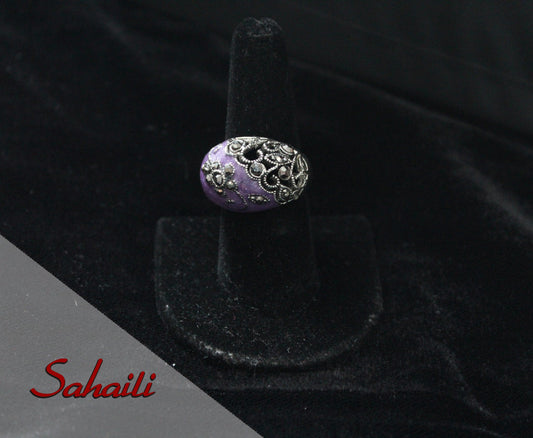 Women Black | Purple Ring