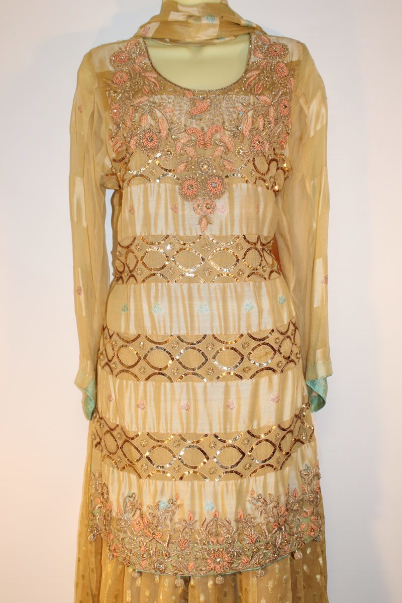 Pakistani Embellished Gharara Women Outfit