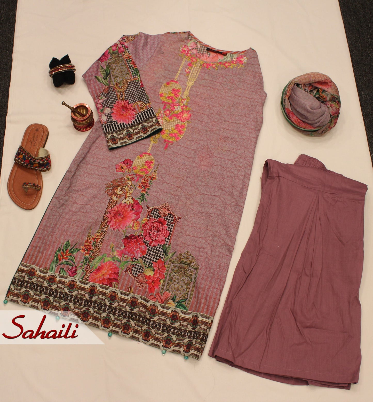 Pakistani Periwinkle Outfit