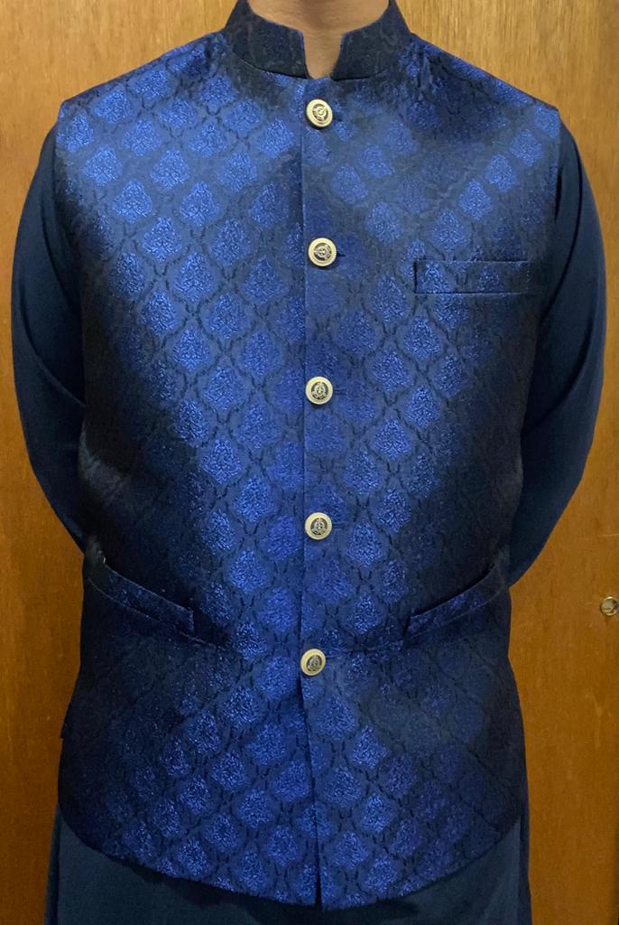 Pakistani Blue Men Vest
