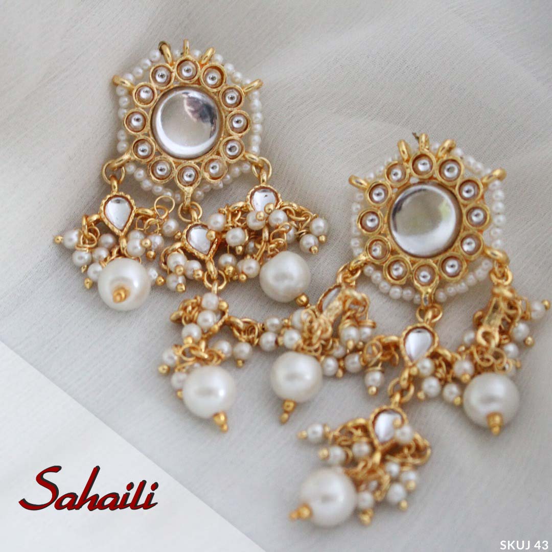 Pakistani Pearl Earrings